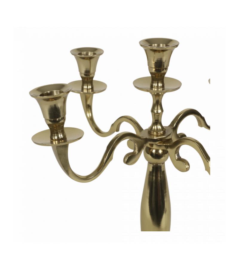 Gouden klassieke kandelaar 41 cm